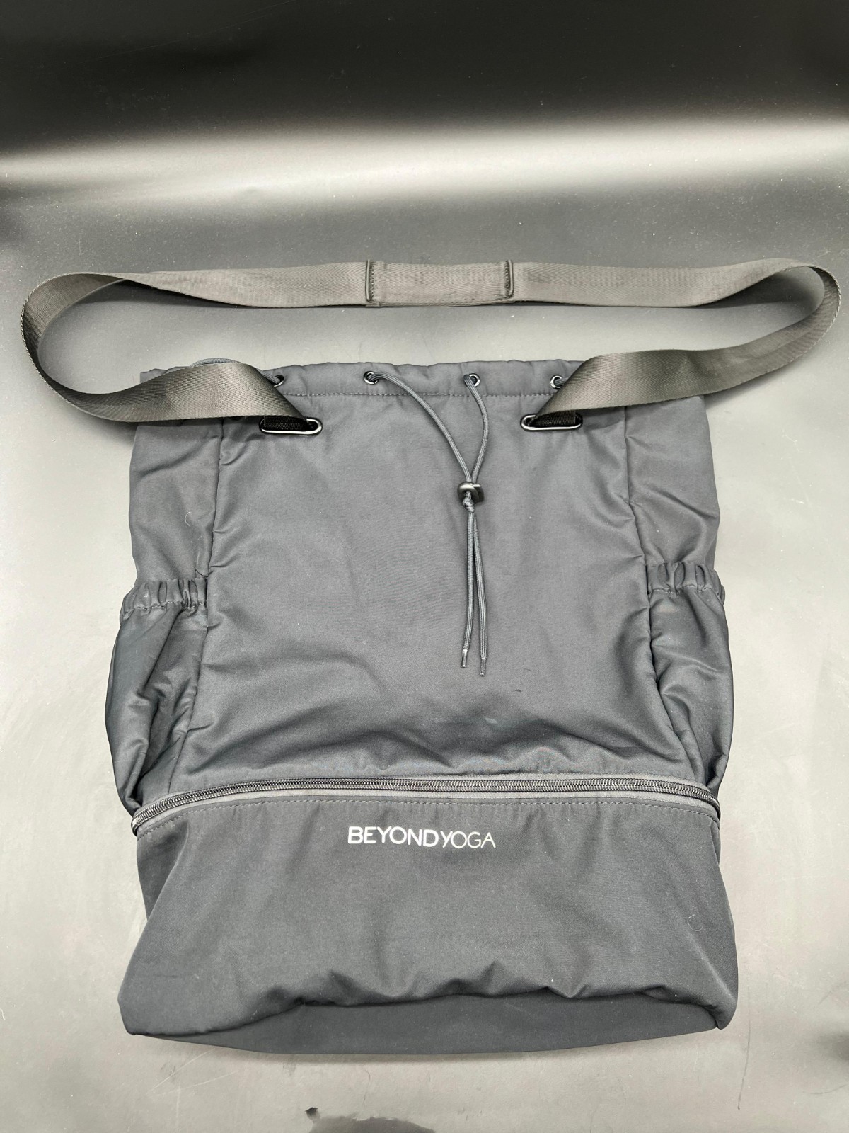 Beyond Yoga Gym Bag Convertible Backpack Black