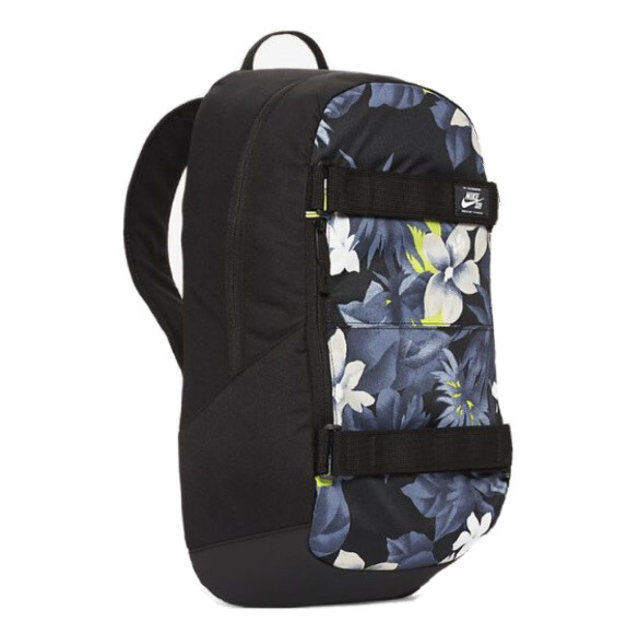 Nike SB Courthouse Skateboarding Backpack Bag Floral Navy Blue Black Green White