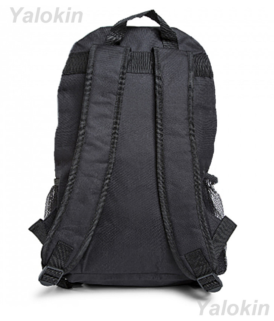 NEW Light Grey with Red Ripcord Unisex Fashion Backpack Shoulder Book Bag