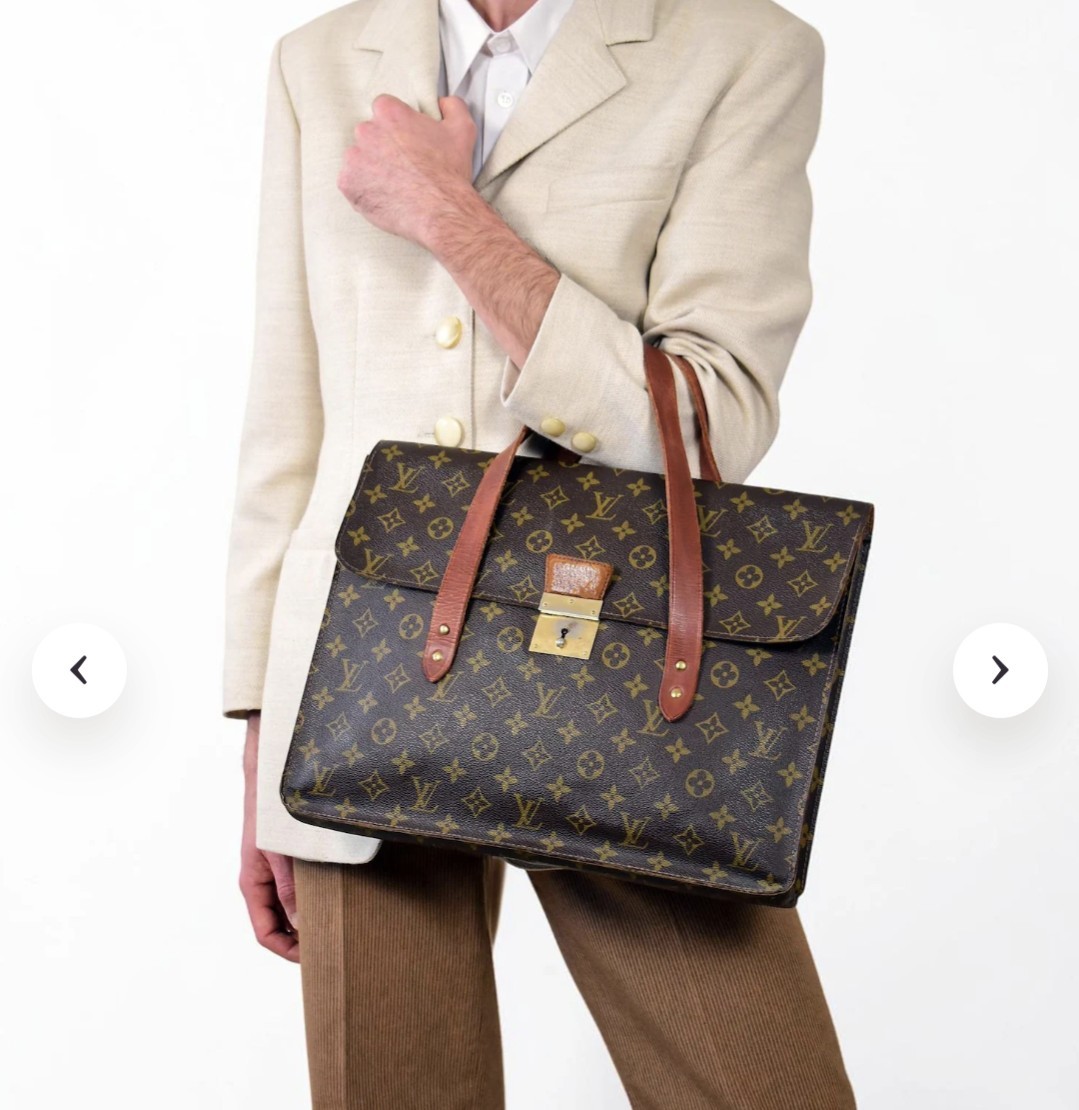 Vintage Louis Vuitton Monogram Briefcase | Classic 70s LV