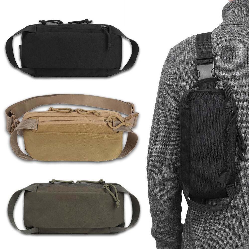 Tactical Sling Chest Waist Bag Shoulder Pack Military Molle EDC litily Handbag