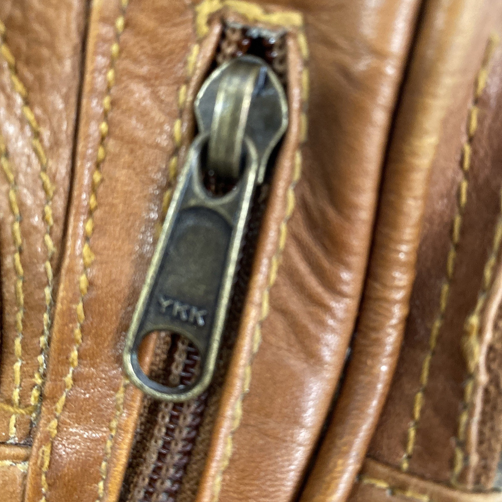 Made In Columbia Brown Leather Bag Unisex Practical Shoulder Strap Top Handle