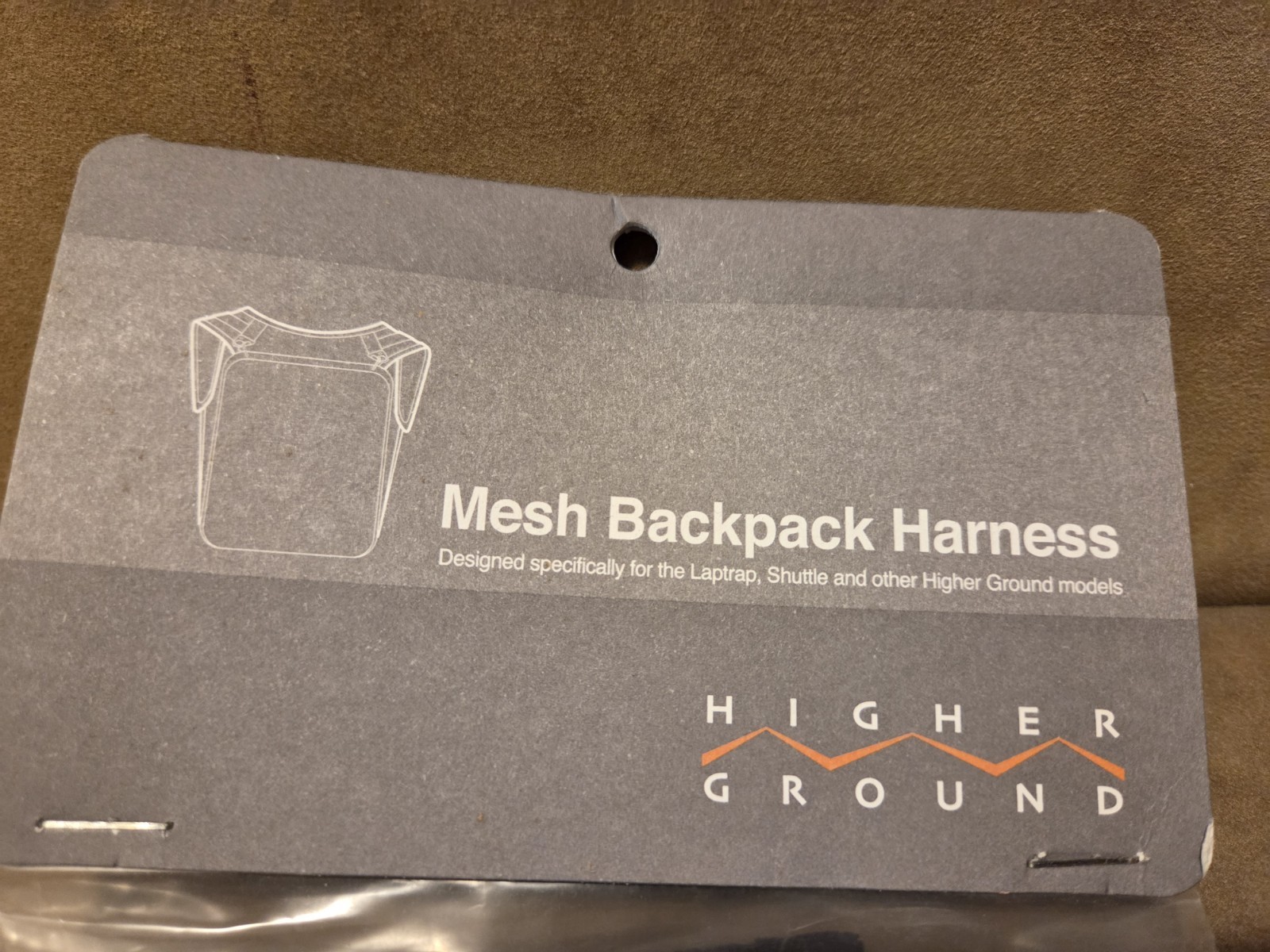 Heavy-Duty Mesh Backpack – See-Through Bag with Padded Shoulder Straps