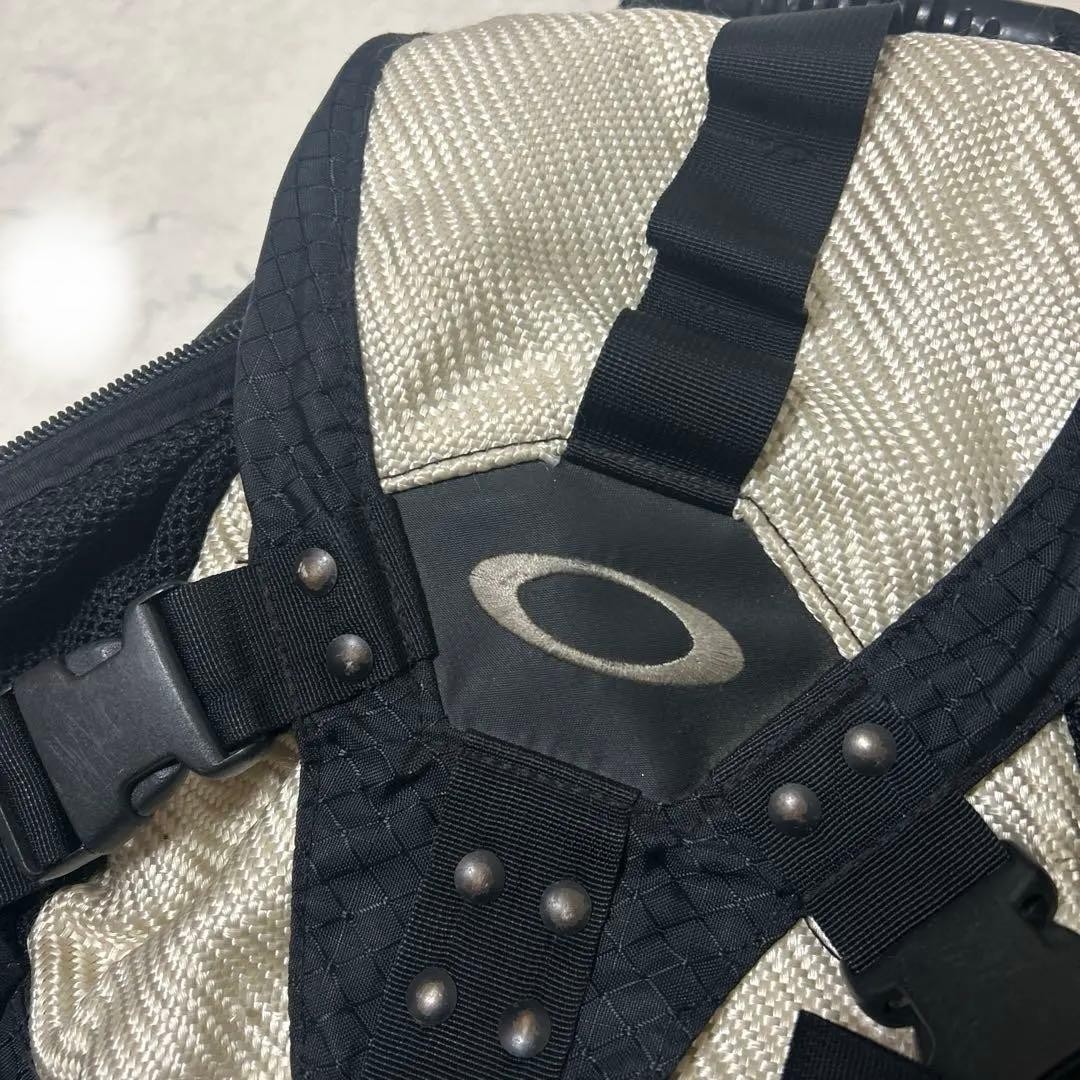 Vintage Oakley Icon Backpack Software Archive 90s 00s Bag Black Street Style