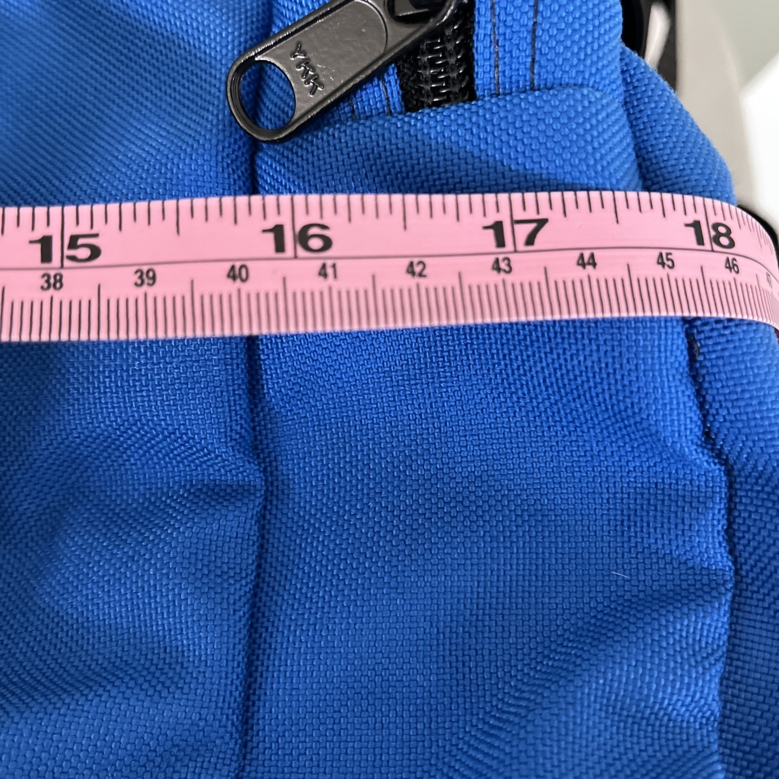 L.L. Bean Blue Fabric Zip Around Outdoor Adventure Duffle Bag