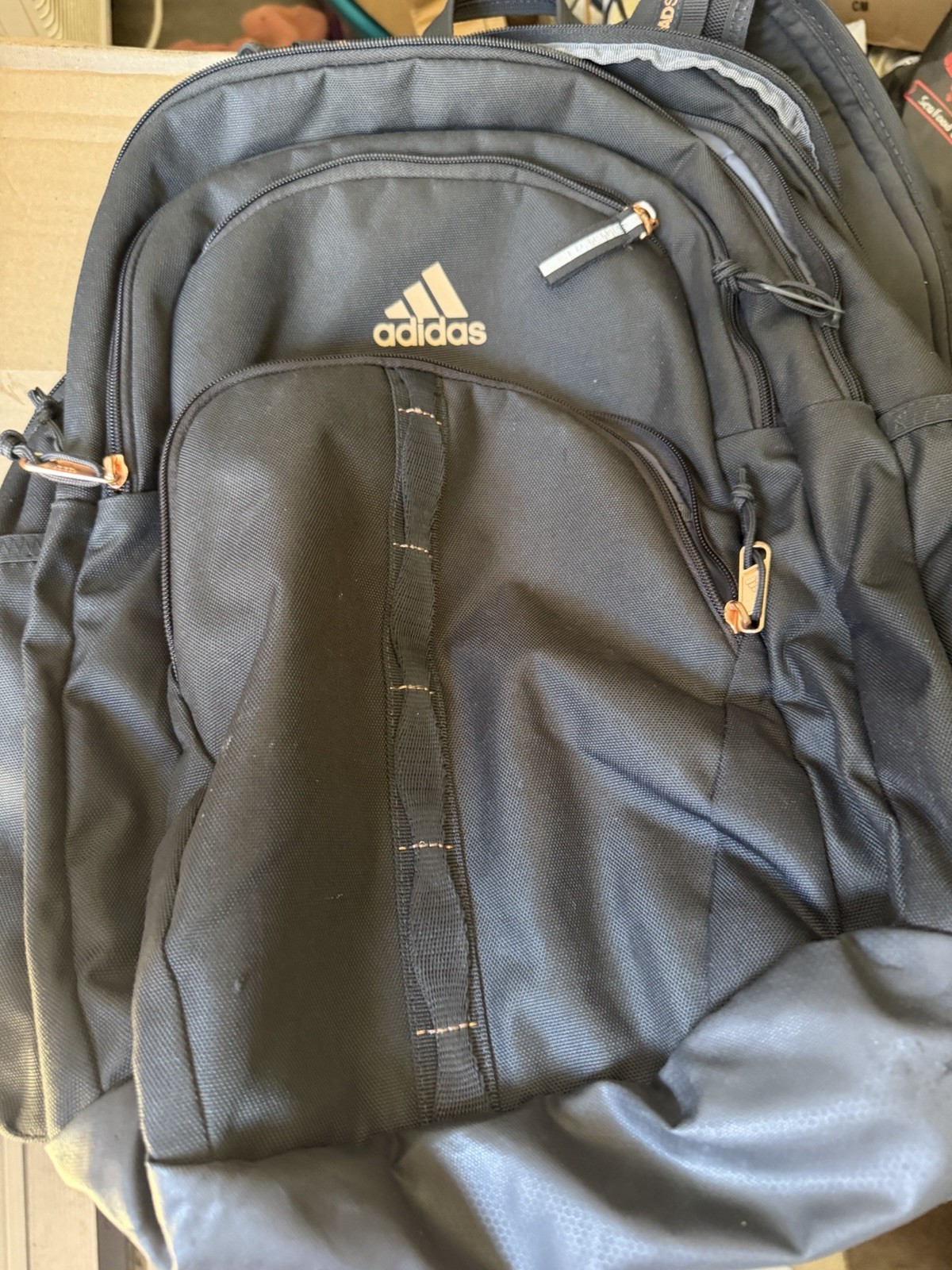 Adidas Prime 7 Backpack Black White OSFA School Travel Athletic Bag NEW WITH TAG