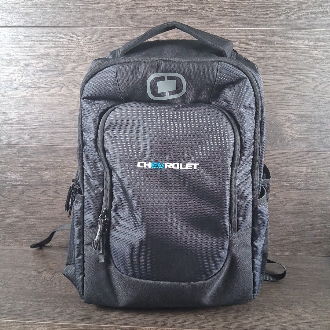 OGIO Logan Backpack Commuter Laptop Bag Black 18″ Embroidered