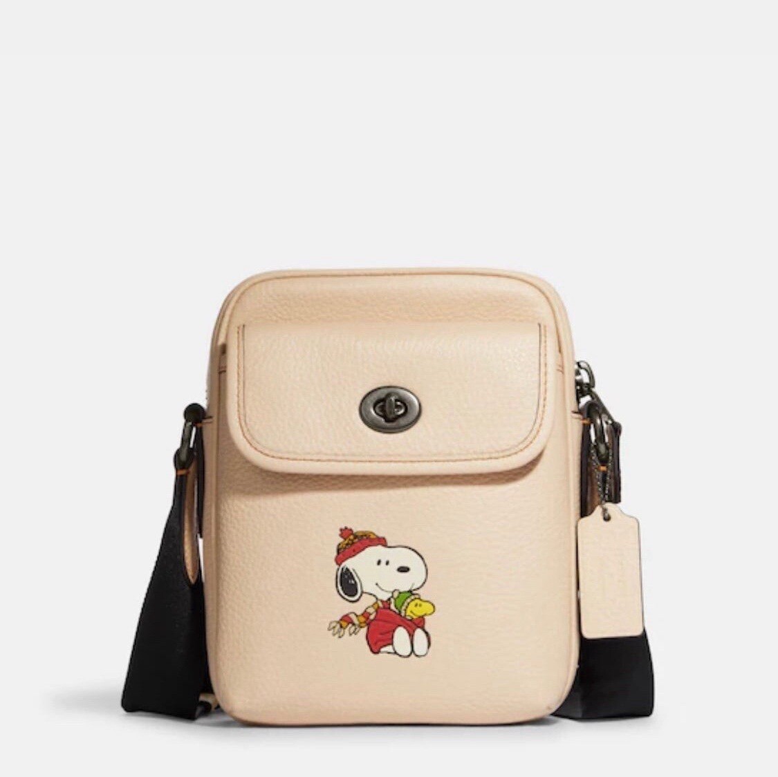 Coach X Peanuts Track Pack 14 With Snoopy Motif