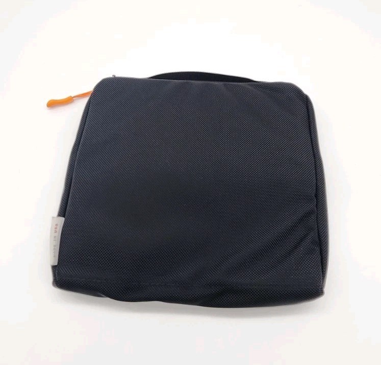Dsptch Cable Case Black On Black USA Made Organizer YKK Zipper Pouch
