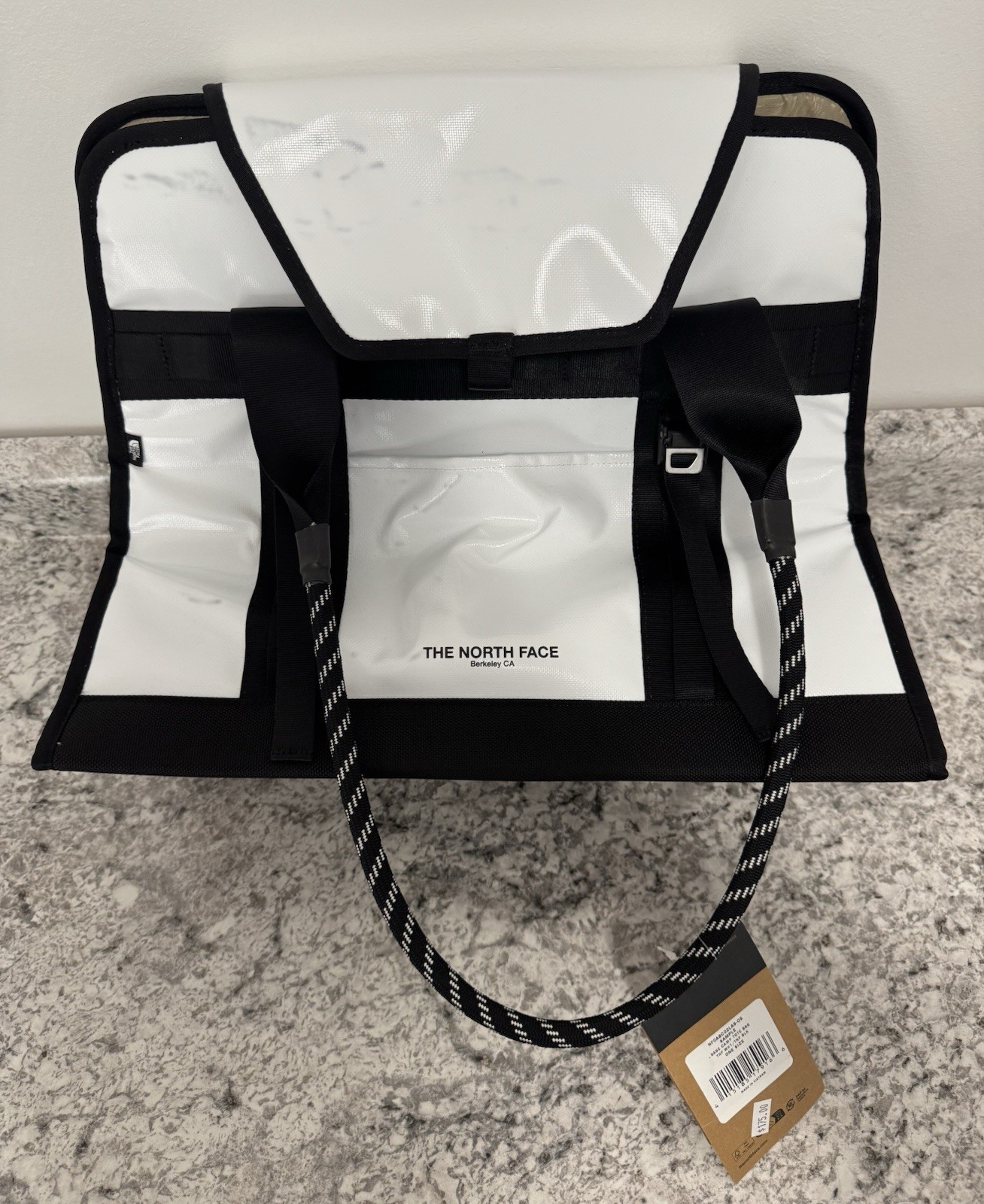 The North Face Base Camp Tote Bag Sample – TNF White/Black $175 MSRP