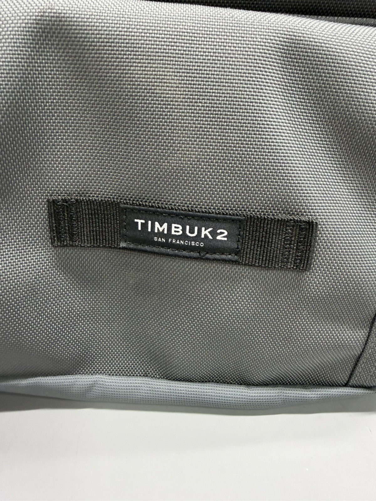 Timbuk2 Q Eco Gray Laptop Backpack 2.0 Promo Embroidered HALO