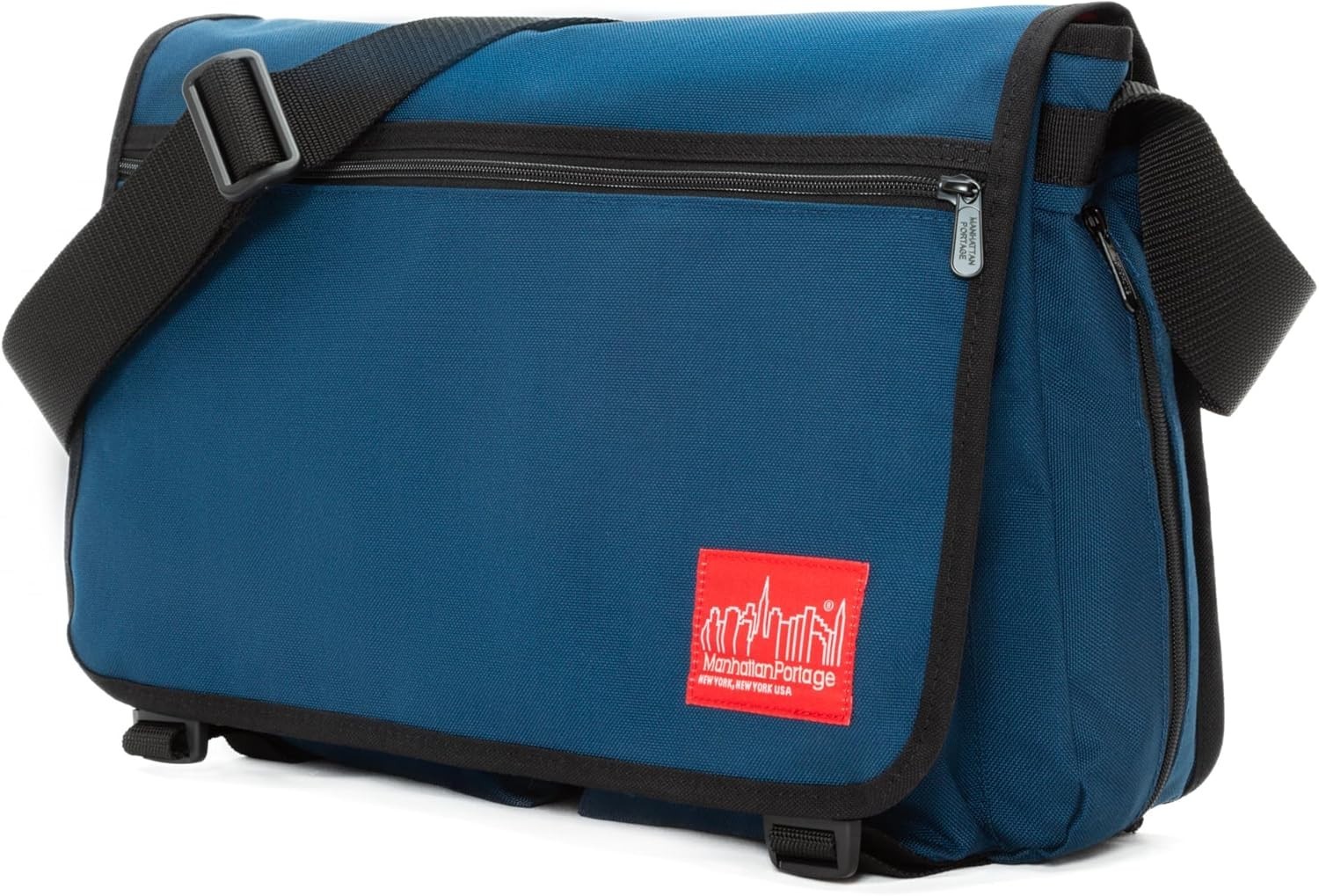 Manhattan Portage Europa Fabric Messenger Bag, Navy (1440Z NVY)