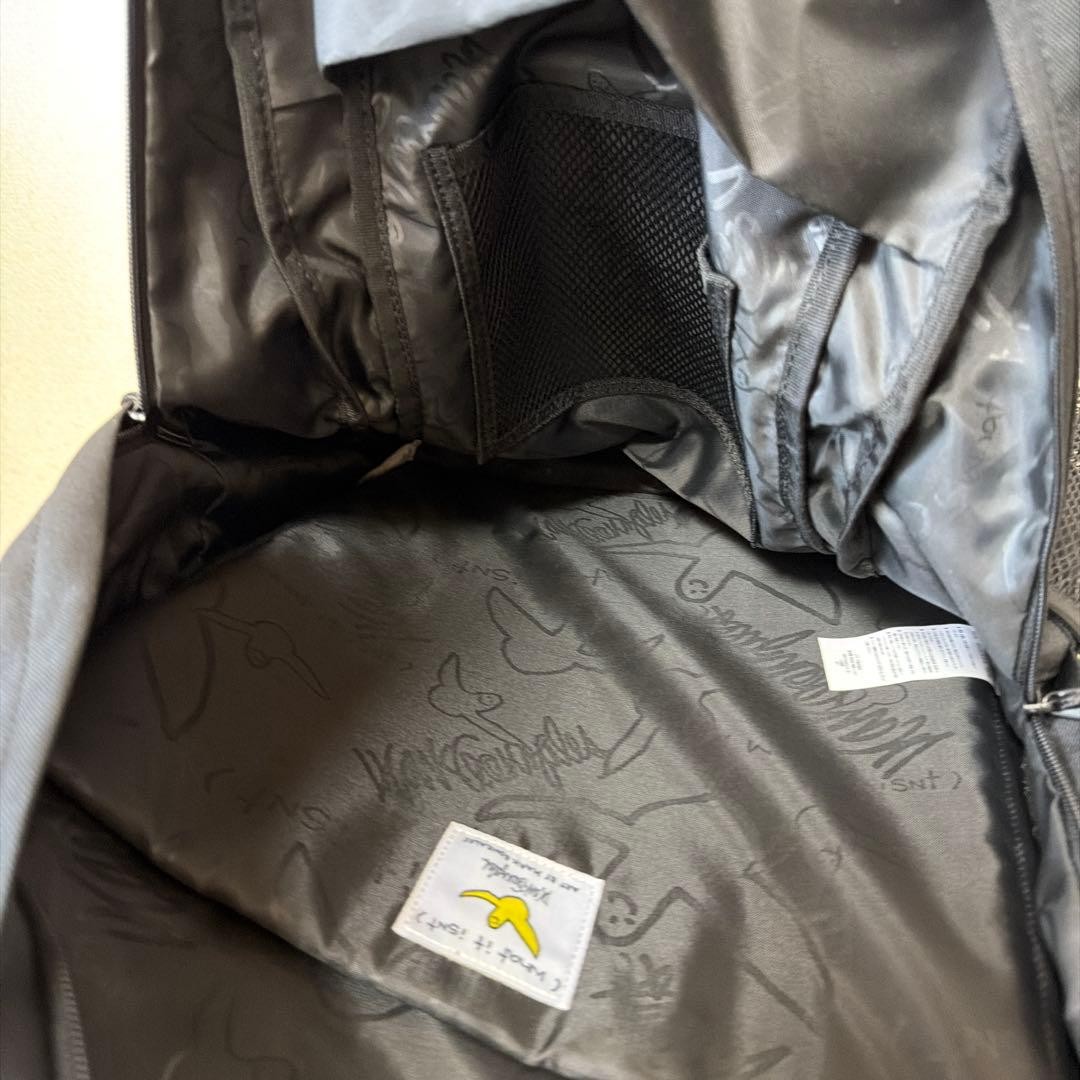 ART BY MARK GONZALES Black Backpack 49.5cm x 33cm x 17cm