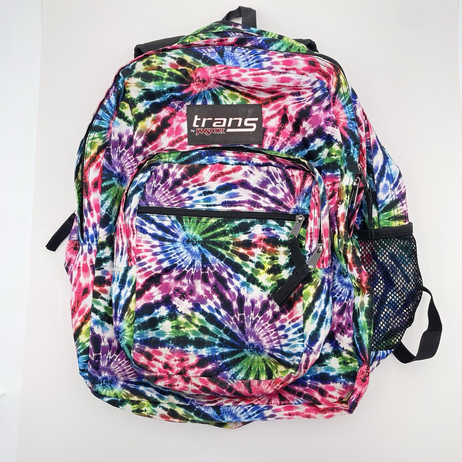JanSport Rainbow TieDye School Backpack Journeys 15” Laptop Colorful Hippie Rock