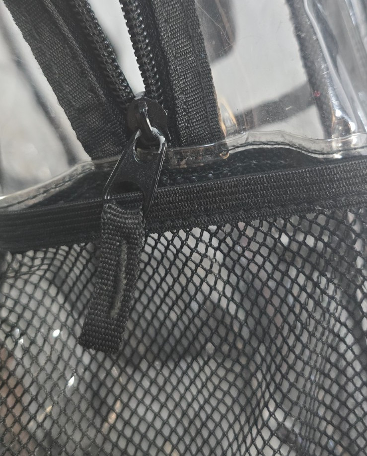 Eurogear Clear Backpack Stadium Approved Security Bag One Size Clear Excellent