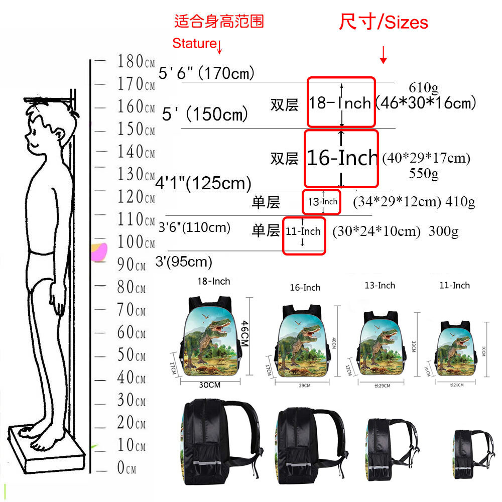 3D Print Tokyo Ghoul Anime School Backpack Travel Bag 11/13/16/18″