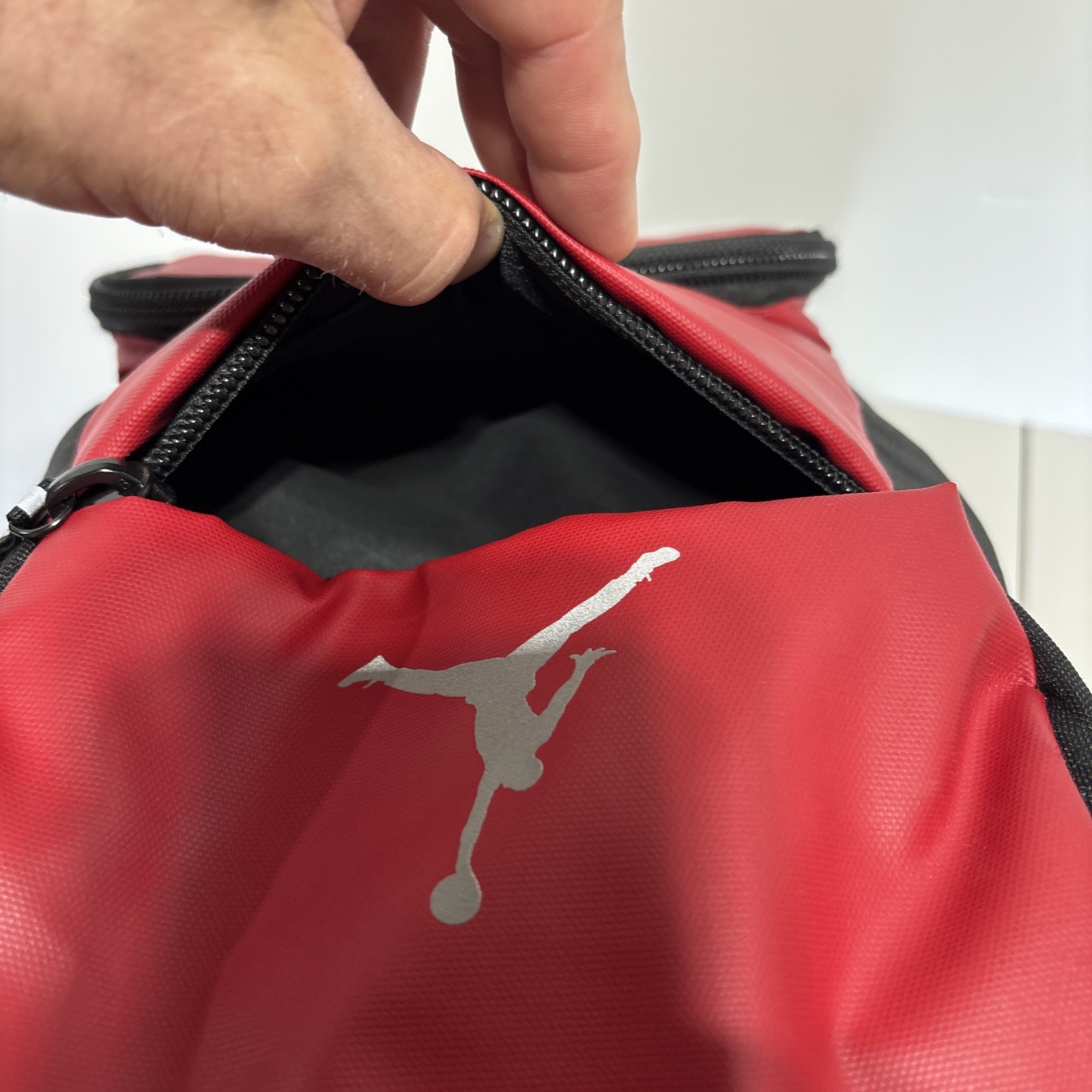 Nike Air Jordan Jumpman All World Red Black Laptop School Backpack Retro