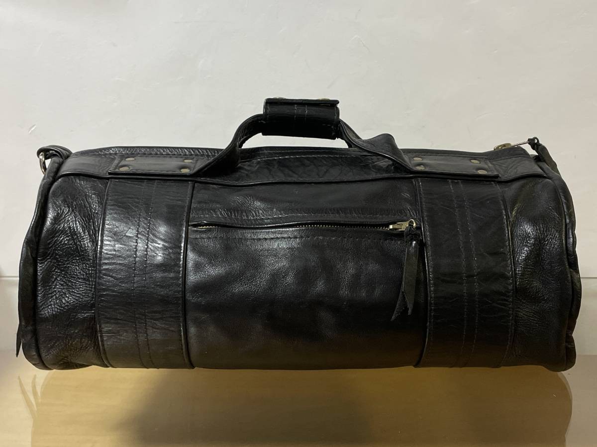 Used Langlitz Leathers Regular Travel Bag L 45cm W 25cm D 25cm Size Very Rare