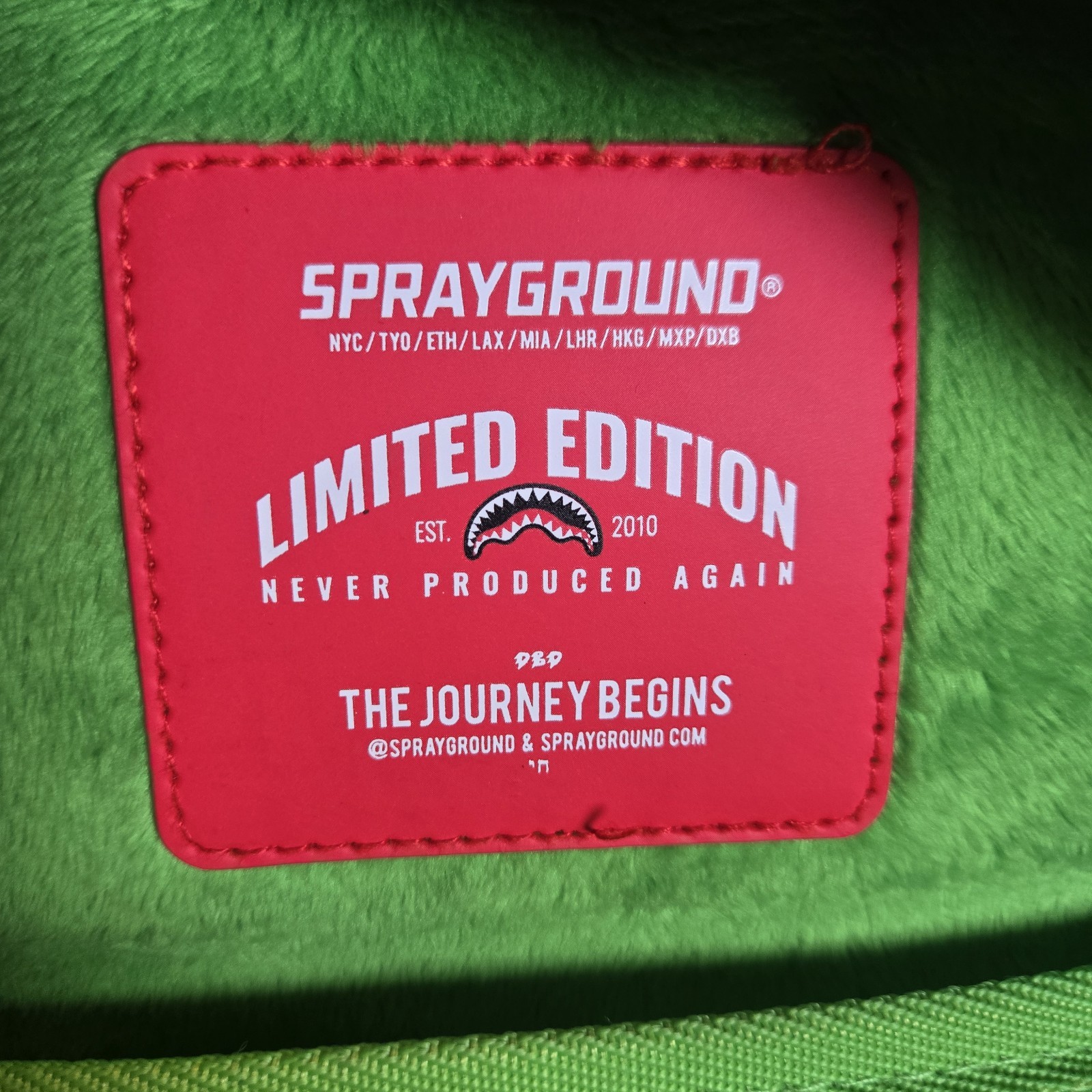 SPRAYGROUND THE JOKER HAHAHAHA BACKPACK / BATMAN BOOK BAG EUC