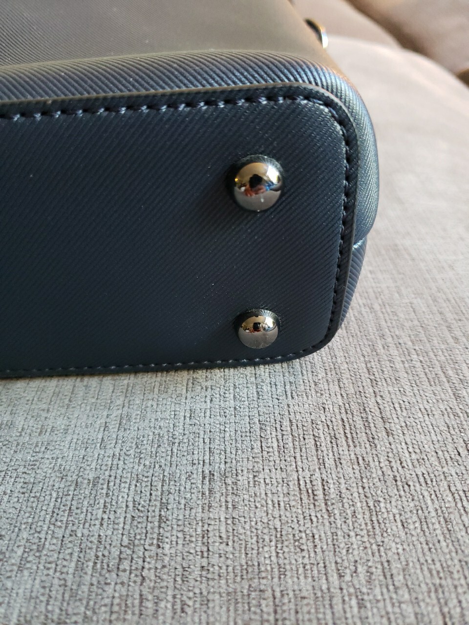 Ted Baker – Vin Twill PU Document Bag – Color Navy And Black. Bloomingdale’s!