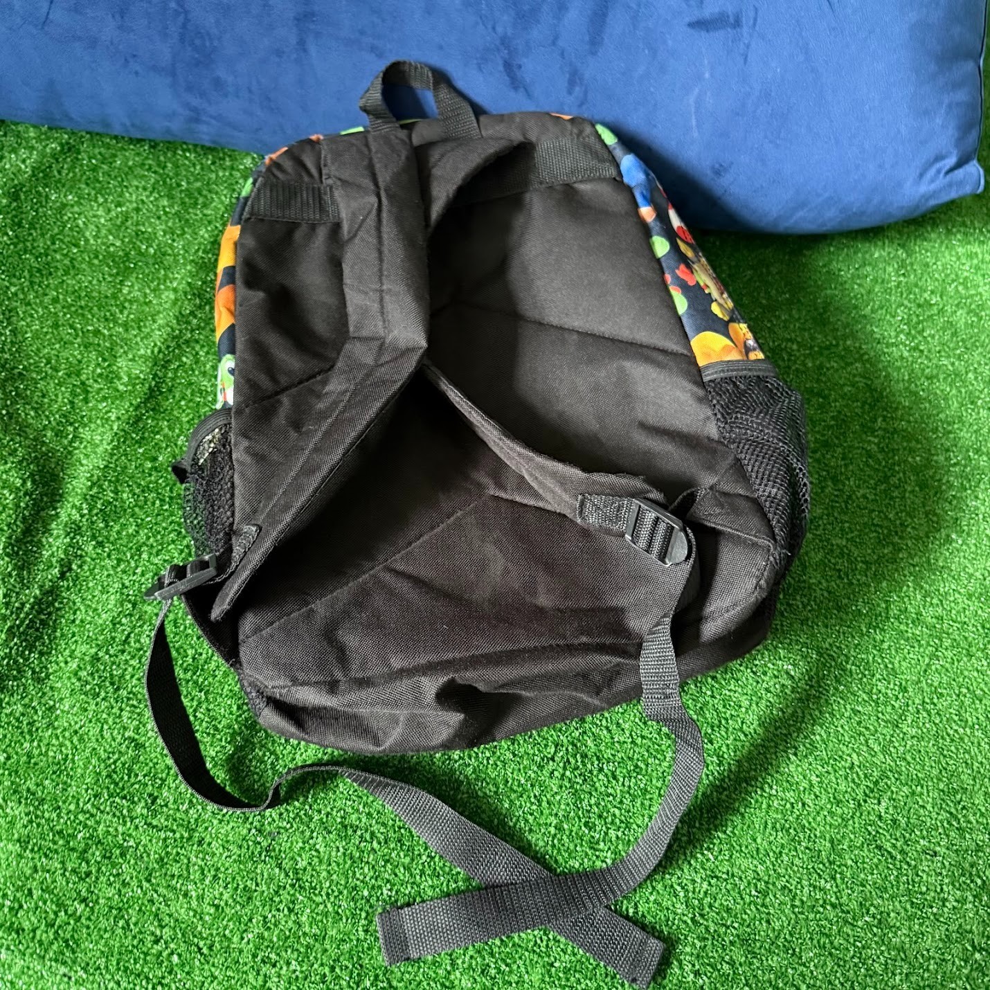 Nintendo Super Mario Bros. All Over Character Print Backpack Bioworld School Bag