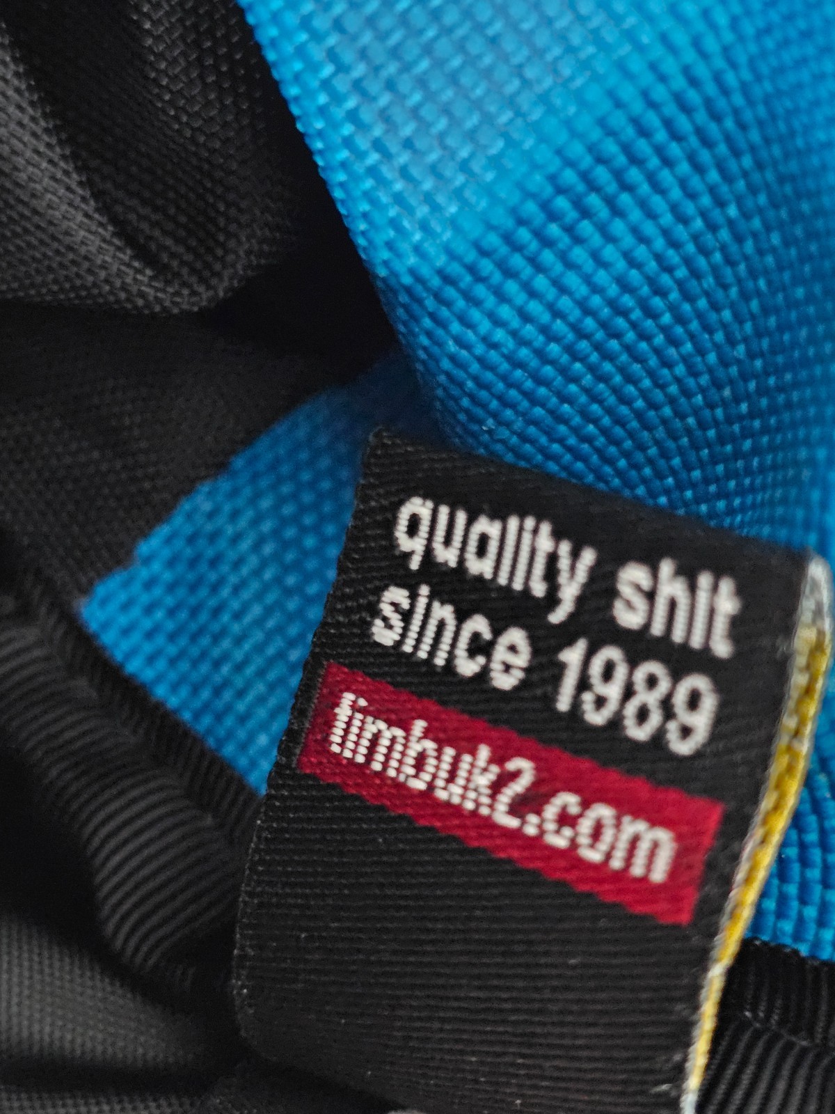 Timbuk2 Tuck Pack Backpack Rolltop Laptop Bag Urban Commuter Orange Blue USA