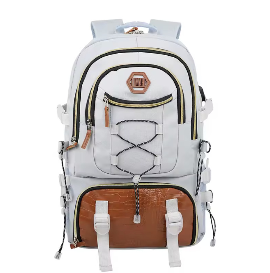 Large Capacity Multifunctional Waterproof Travel Bag, Style# 809, Light Grey