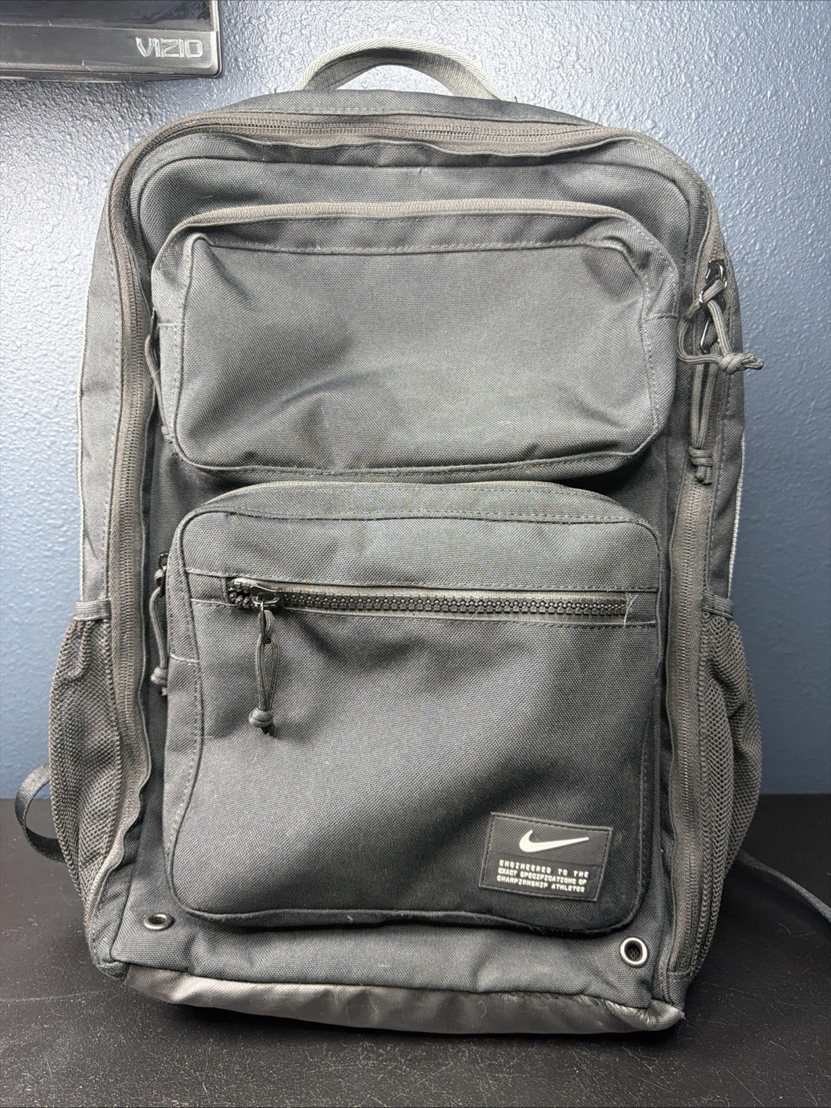 Nike Utility Speed Training Backpack Black Nylon Water Resistant