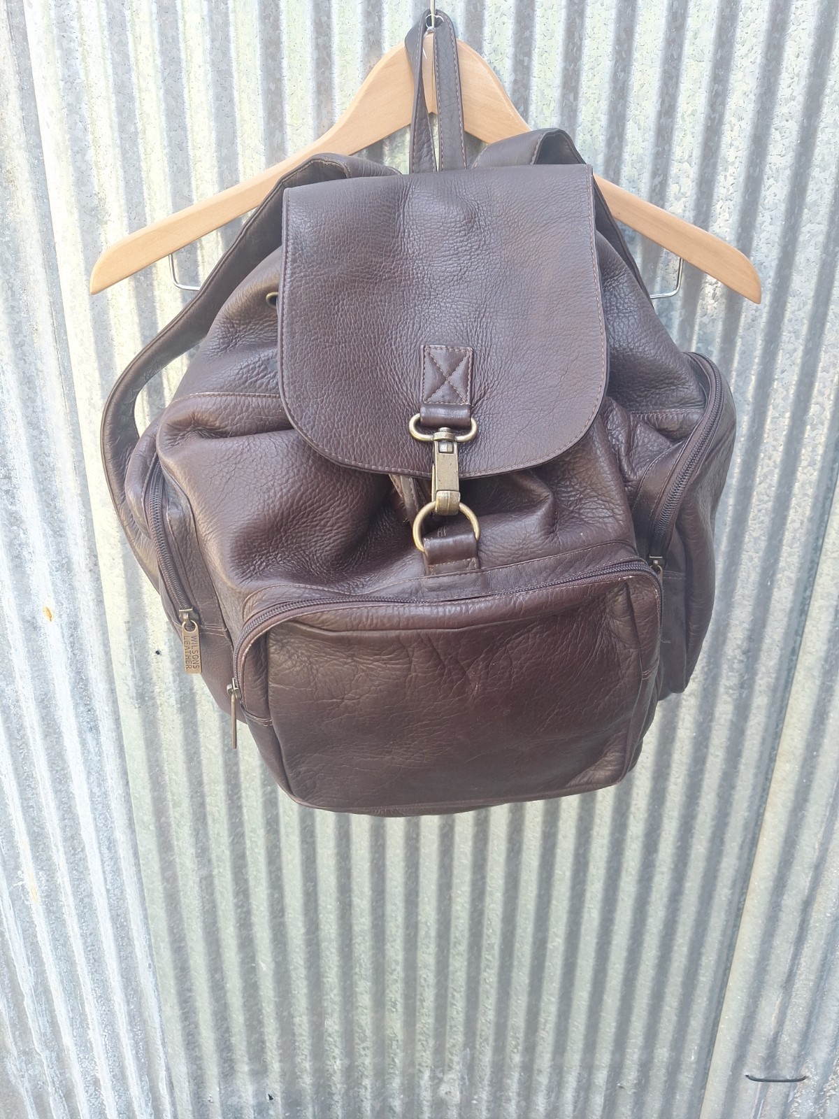 Wilson Leather brown Backpack