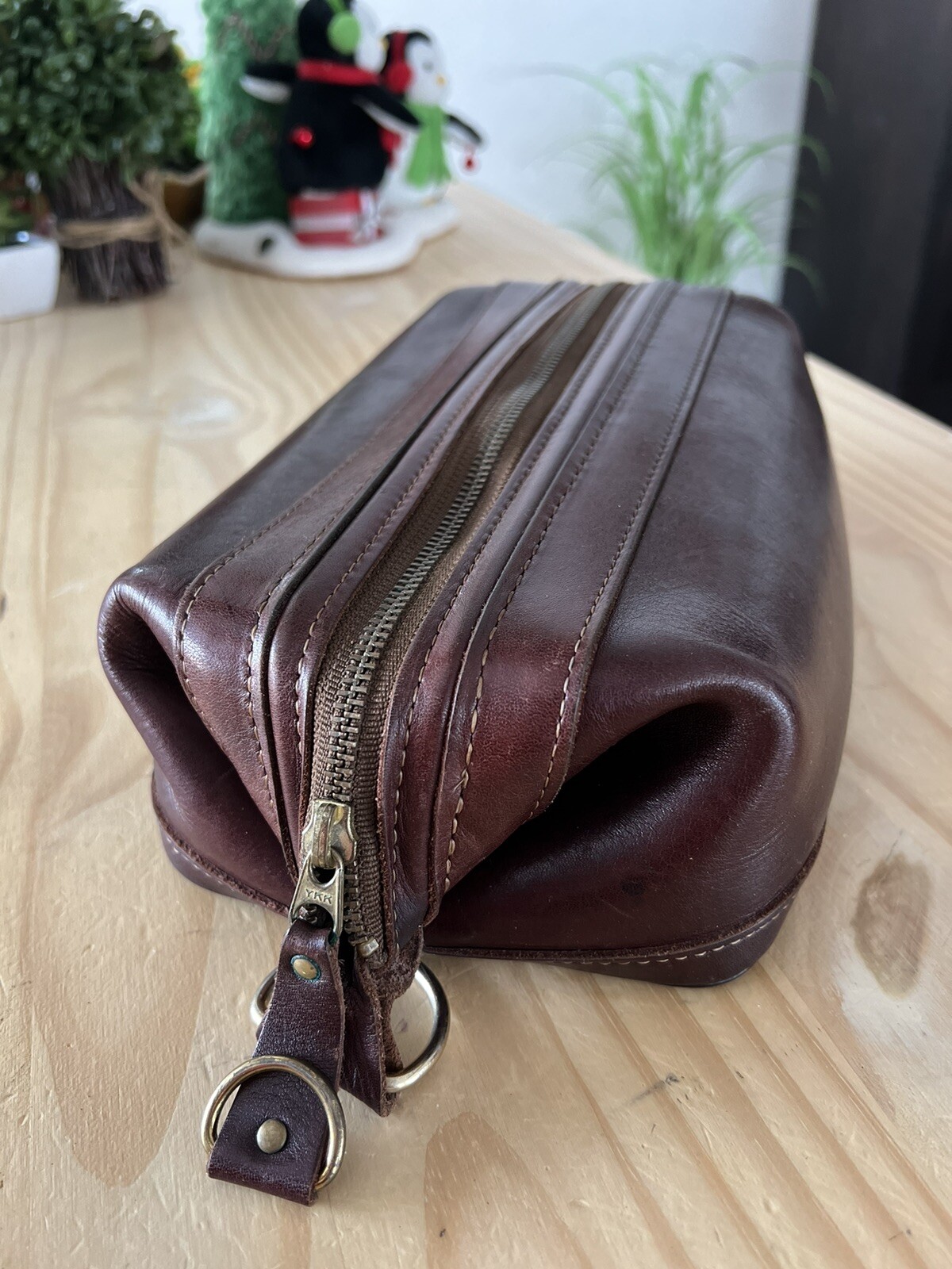 utili-kit by bosca Toiletry Leather Brown (See Description)