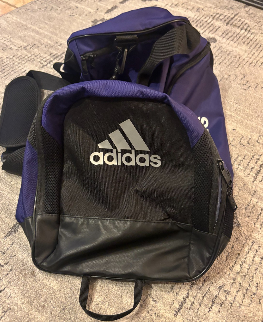 adidas Team Issue 1 Medium Duffel Bag Team Black One Size NEW FREE SHIPPING