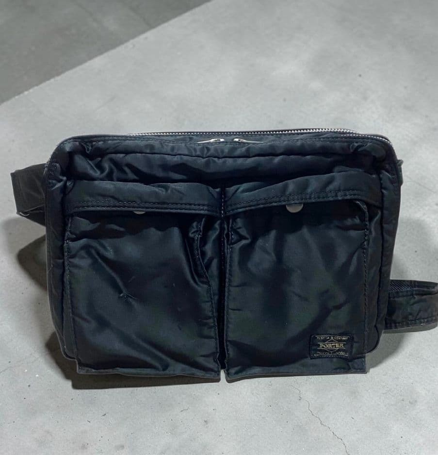 Authentic PORTER Yoshida Kaban Shoulder Bag Black 22cm x 29cm x 10cm Slight Wear