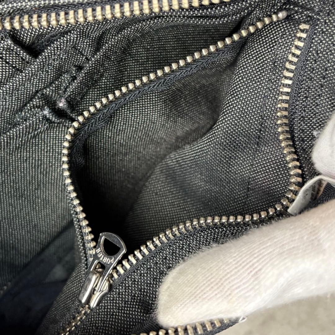 Yoshida Porter Smoky Shoulder Bag Cordura Black with Flap Men’s From Japan