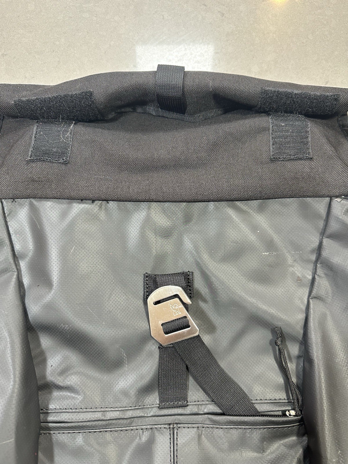 Chrome Industries Black Rolltop Backpack