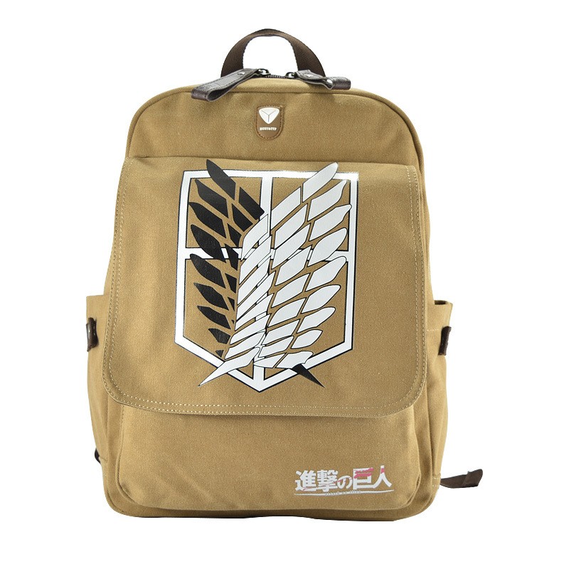Anime Attack On Titan Backpack Schoolbag Shoulders Bag Outdoor Student Gift New