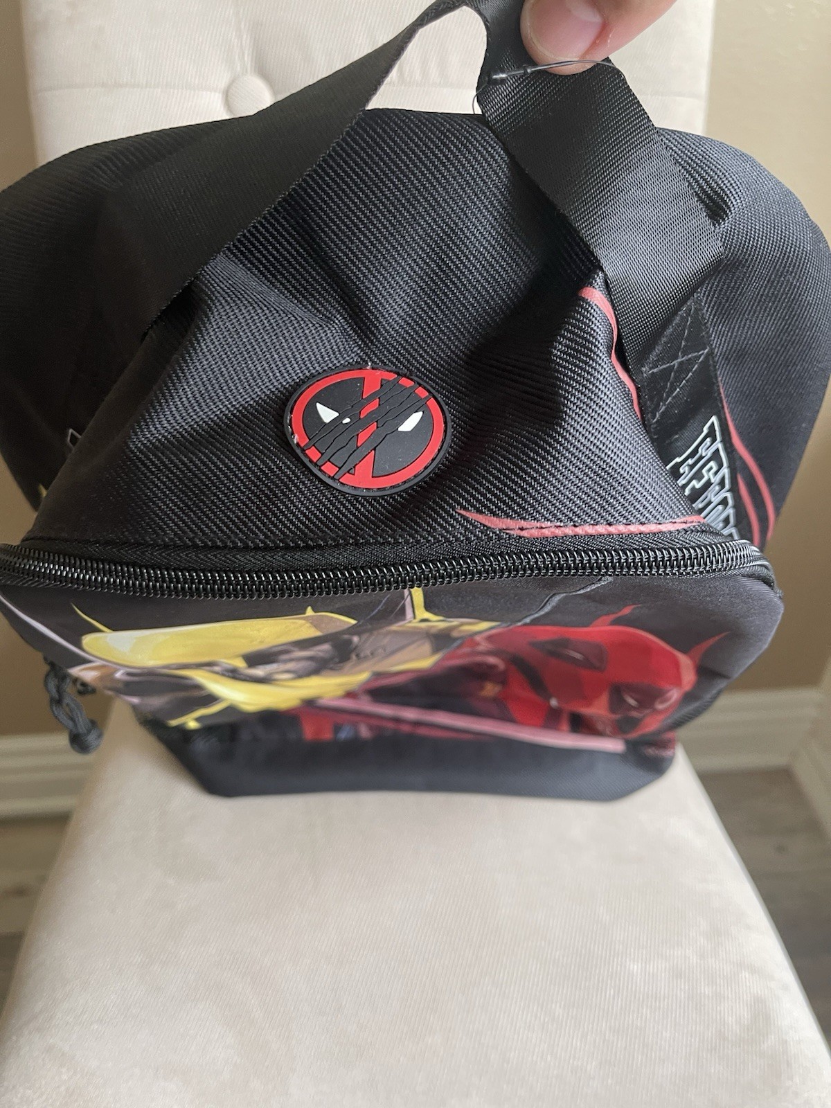 Marvel Deadpool & Wolverine Split Character Tech Backpack BioWorld NEW