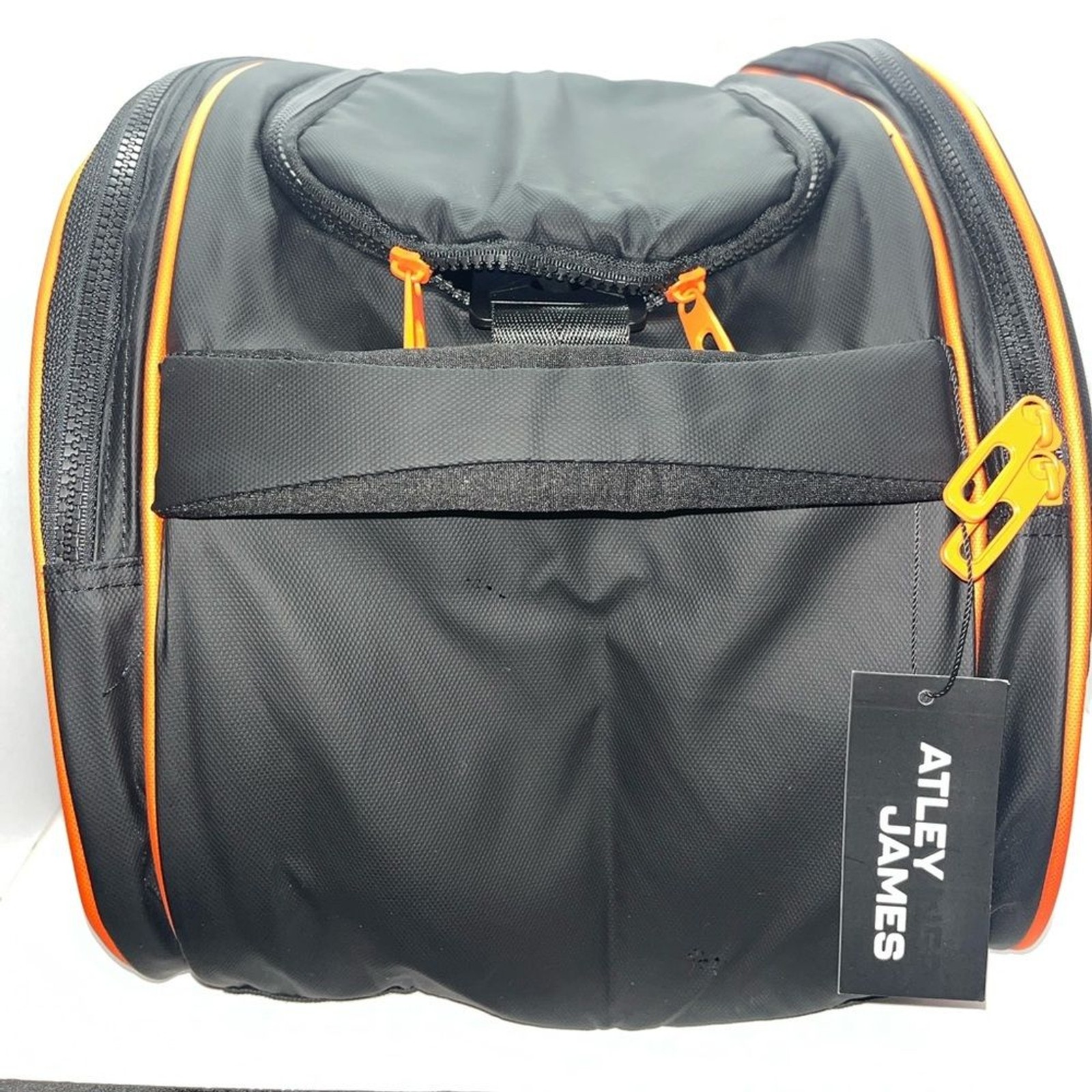 Black and Orange Men’s Large Atley James Duffle Bag