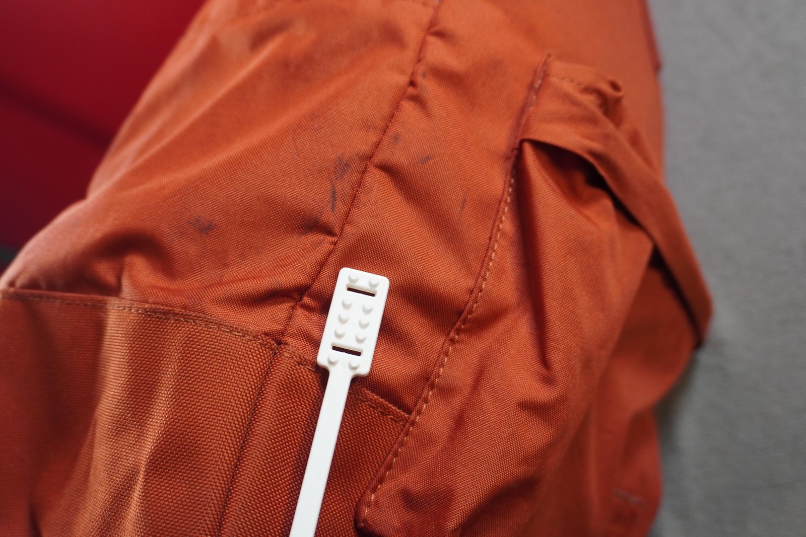 Herschel Supply Co Backpack Mens Medium Orange Canvas Laptop School Bag