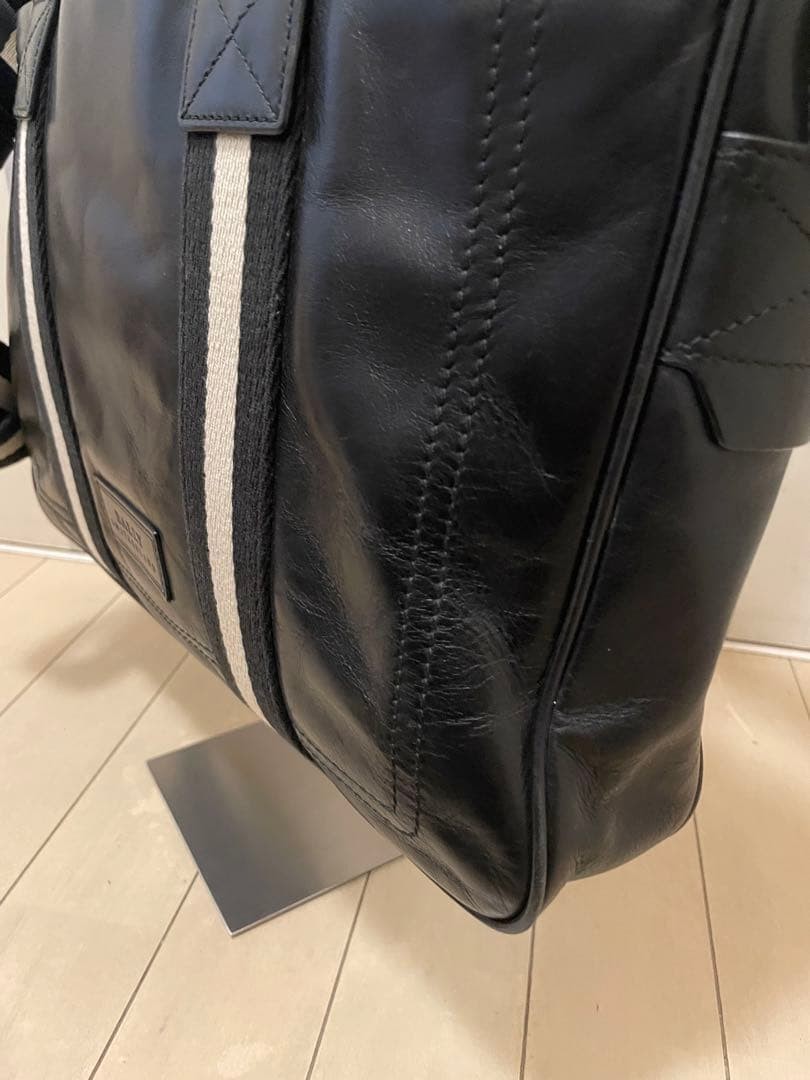 Bally Men’s Briefcase TRAINSPOTTING TEDAL-MD Black Leather Bag 30x36x6.5cm