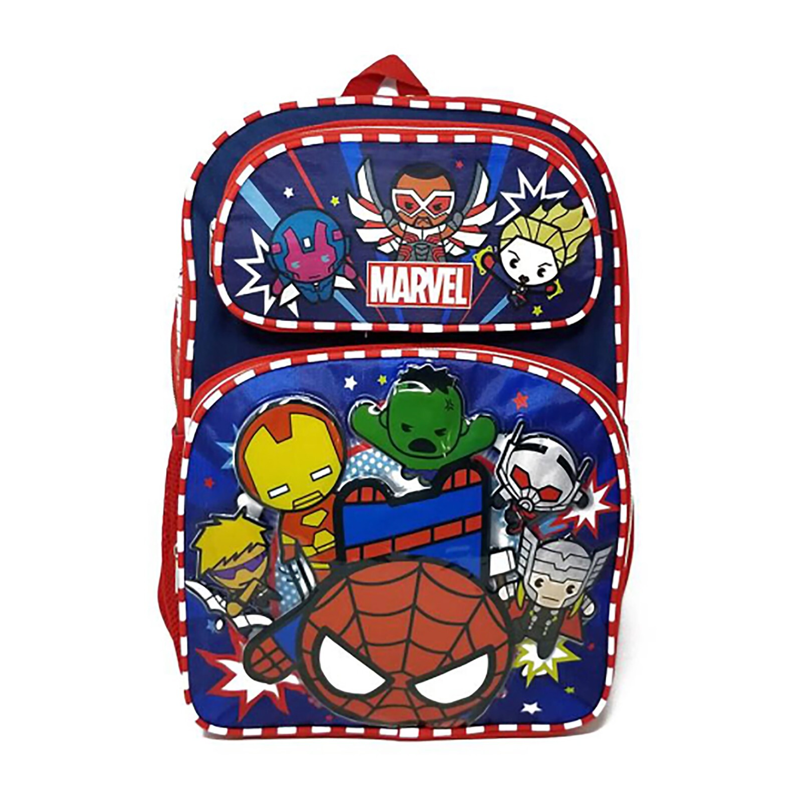 Marvel Avengers cartoon version backpack (Name can be added)