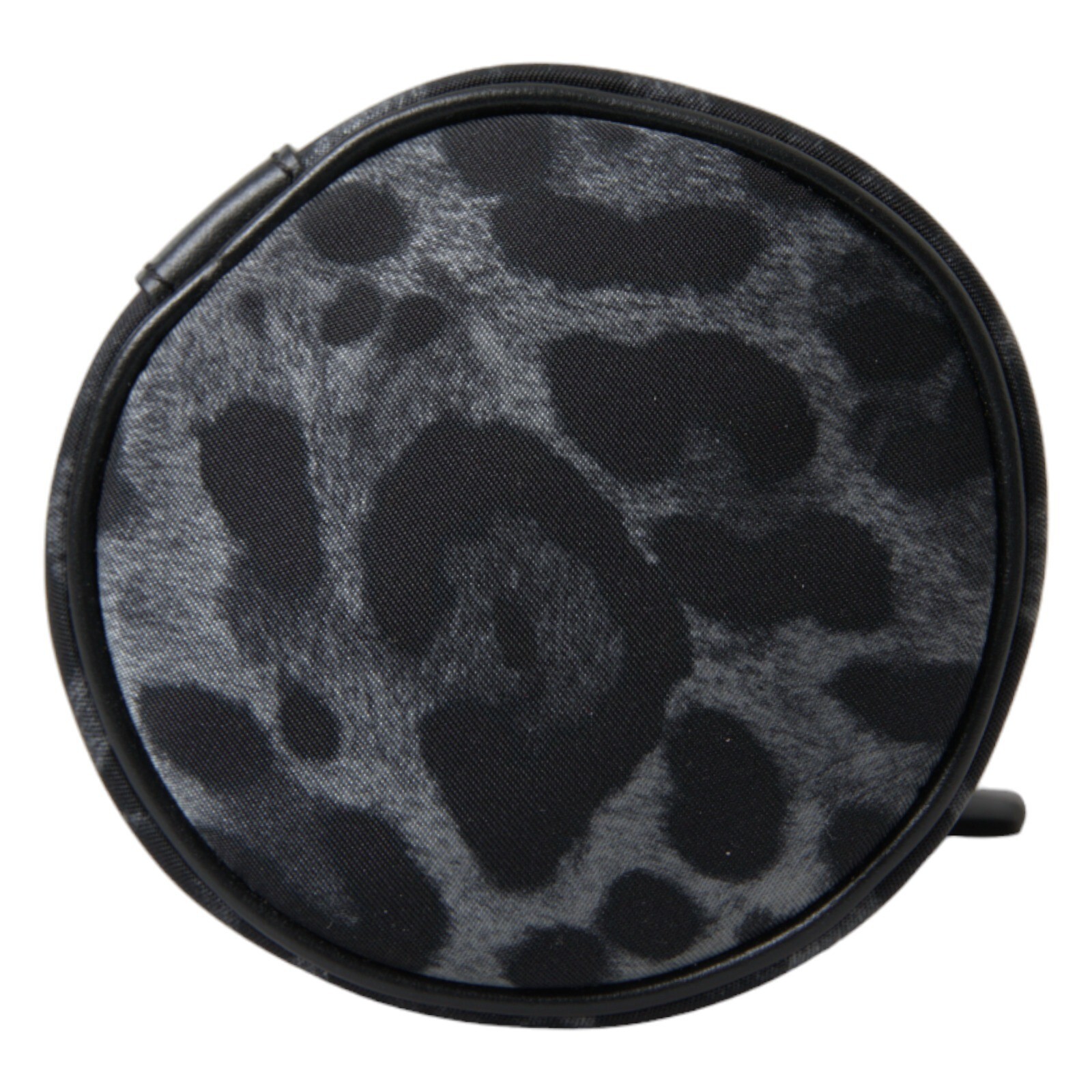 DOLCE & GABBANA Bottle cage Black Leopard Print Nylon Round Slim Tote Men 900usd