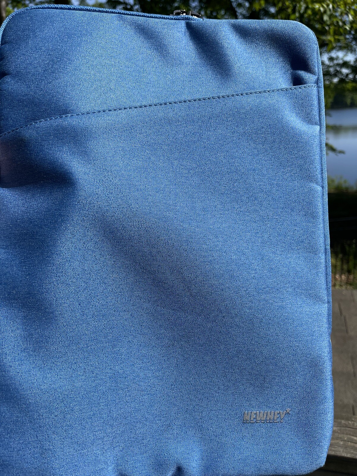 Newhey Tech Computer Laptop Bag Zip Close Front Zip Pocket Blue 16” Multiuse