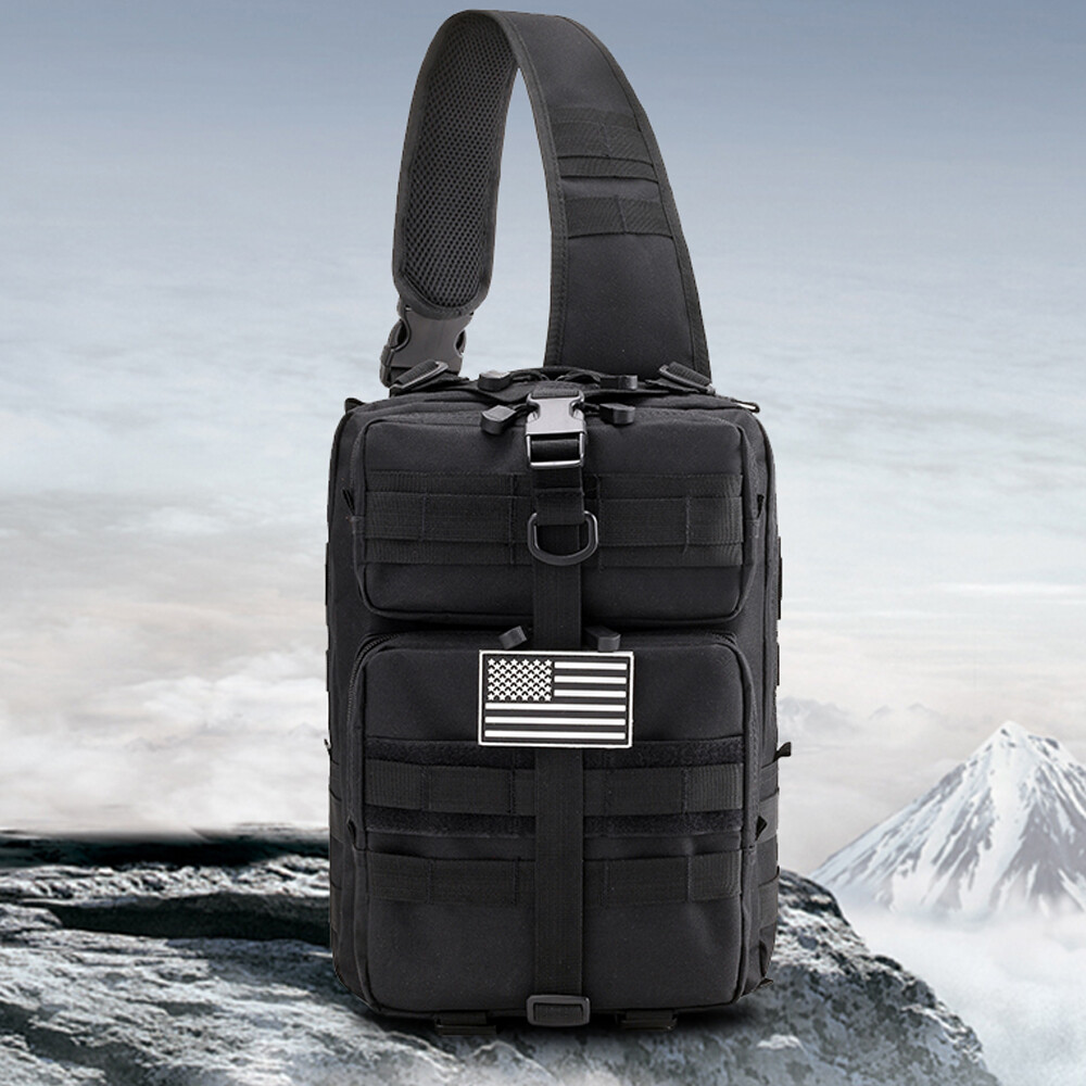 Tactical Molle Shoulder Bag Crossbody Bag Multi-functional TactPouch Chest Pack