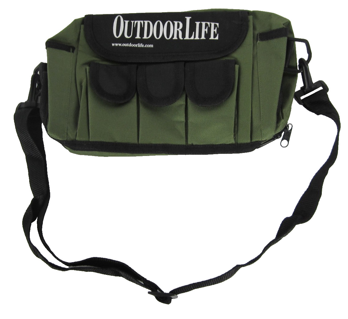 Outdoor Life Small Olive Green Soft Travel Bag Camping Hiking Fishing Hunting