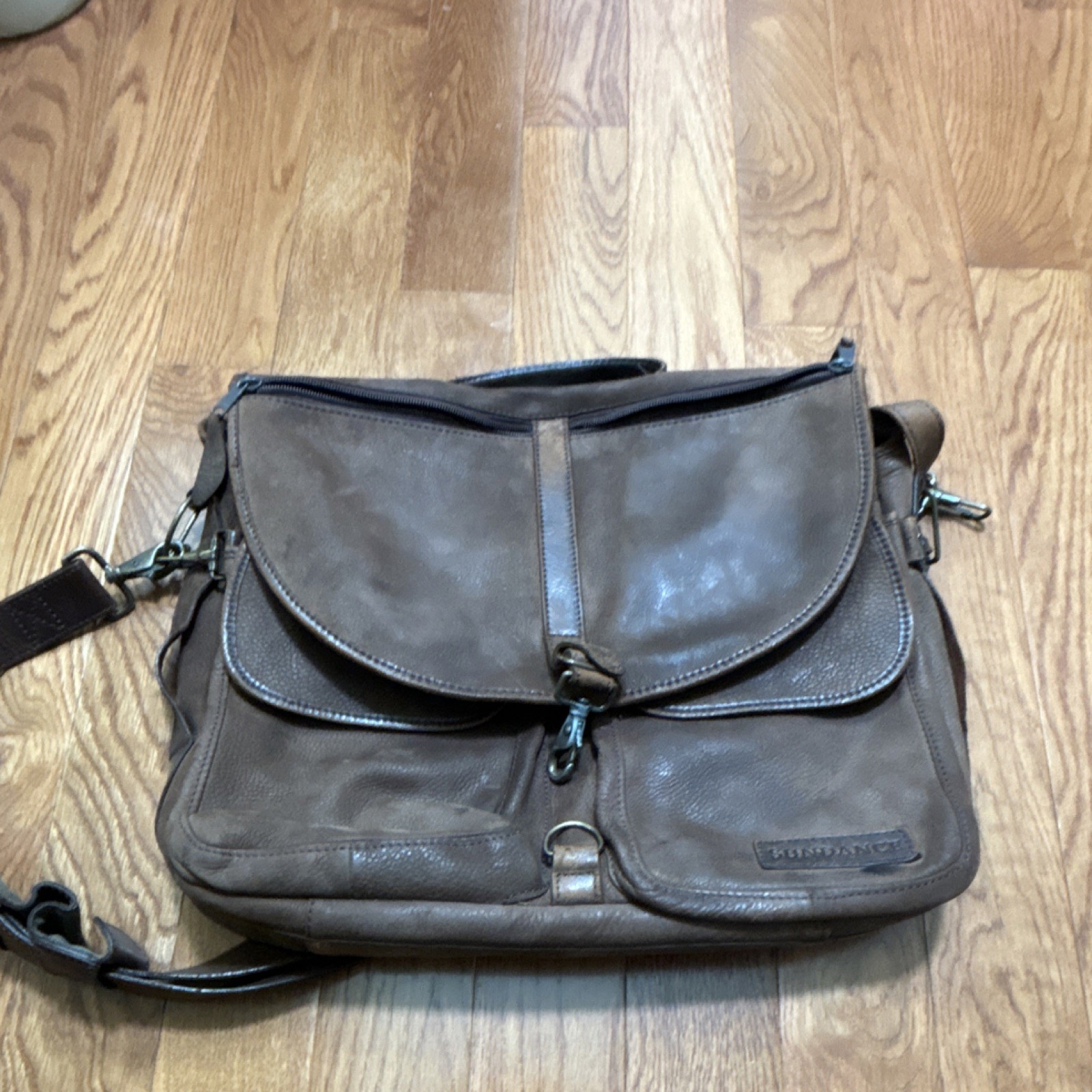 Vintage Leather Messenger Bag Distressed Grunge Hipster Costumes Cosplay