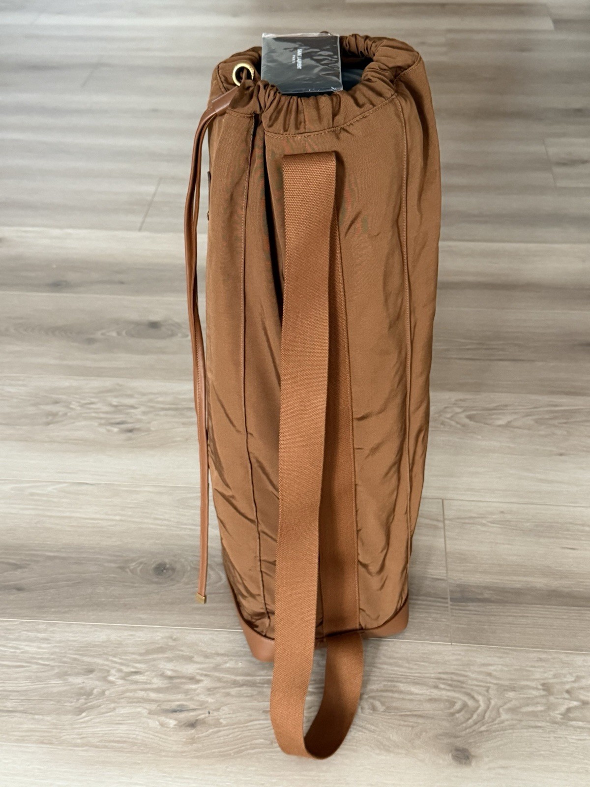 Saint Laurent City Long Sac Men’s Sling duffle Bag Backpack. Fits Yoga mat. New