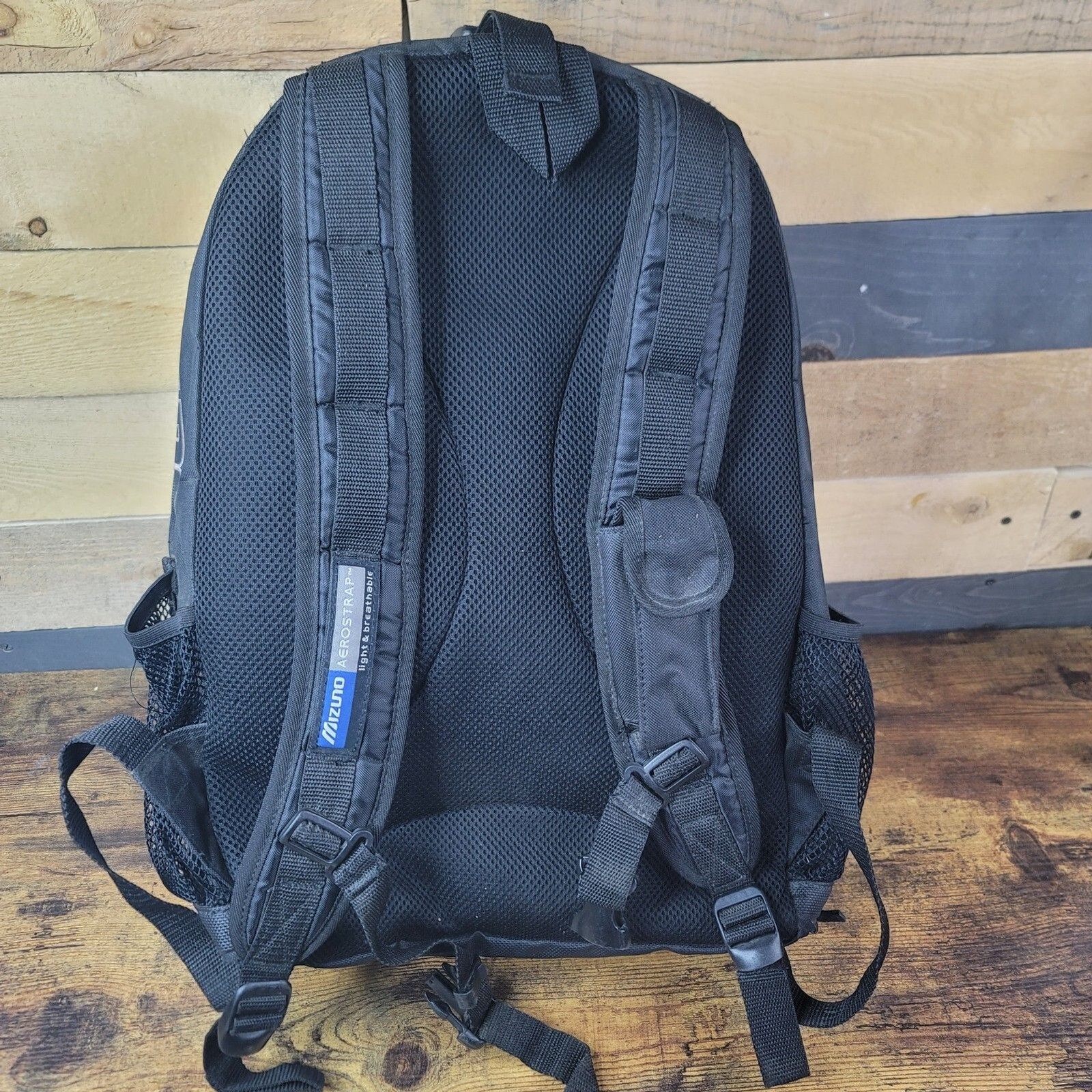 Mizuno Baseball Softball Backpack Equipment Bag Aerotrap Large Black