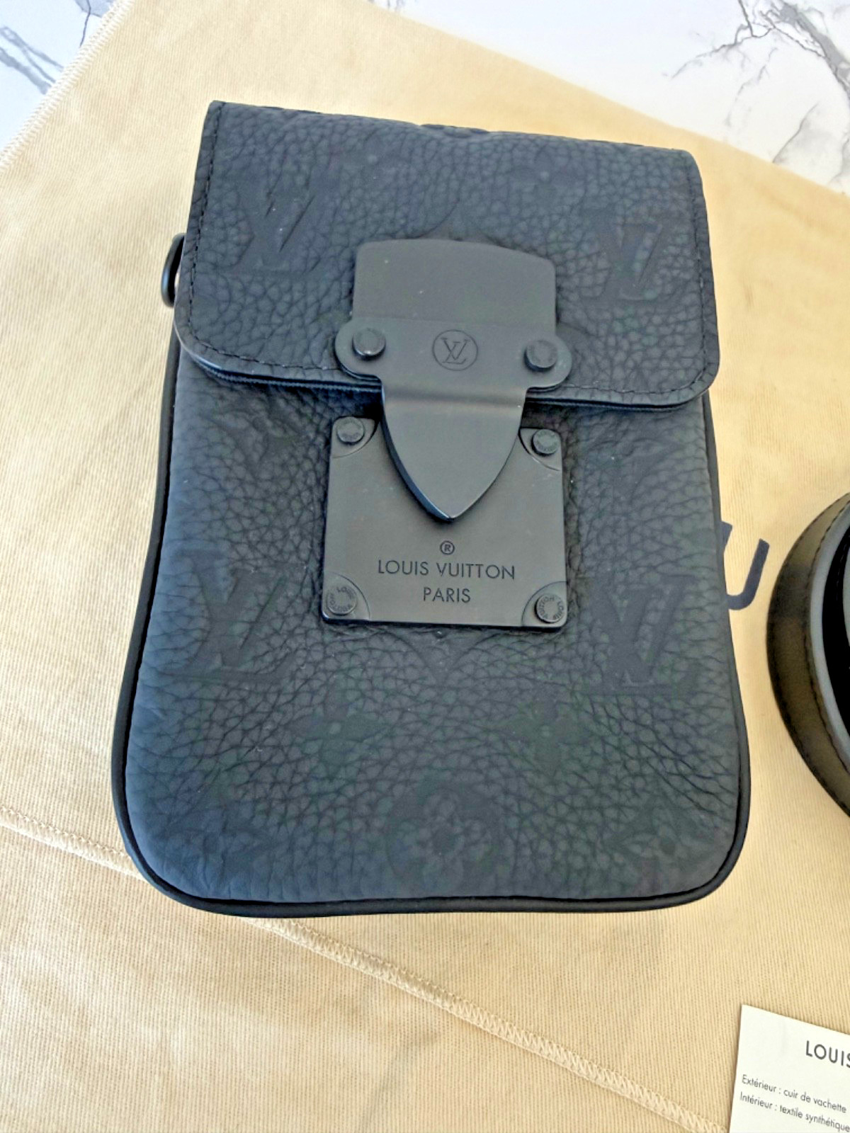 Louis Vuitton S-Lock Vertical Wearable Wallet Side Bag – Taurillon Monogram