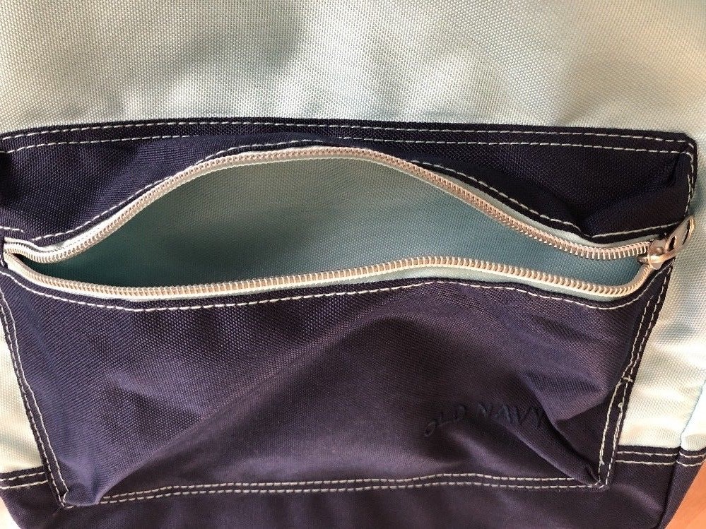 NWT Old Navy Two Tone Blue Backpack Bookbag Kids Boys Girls – 16″