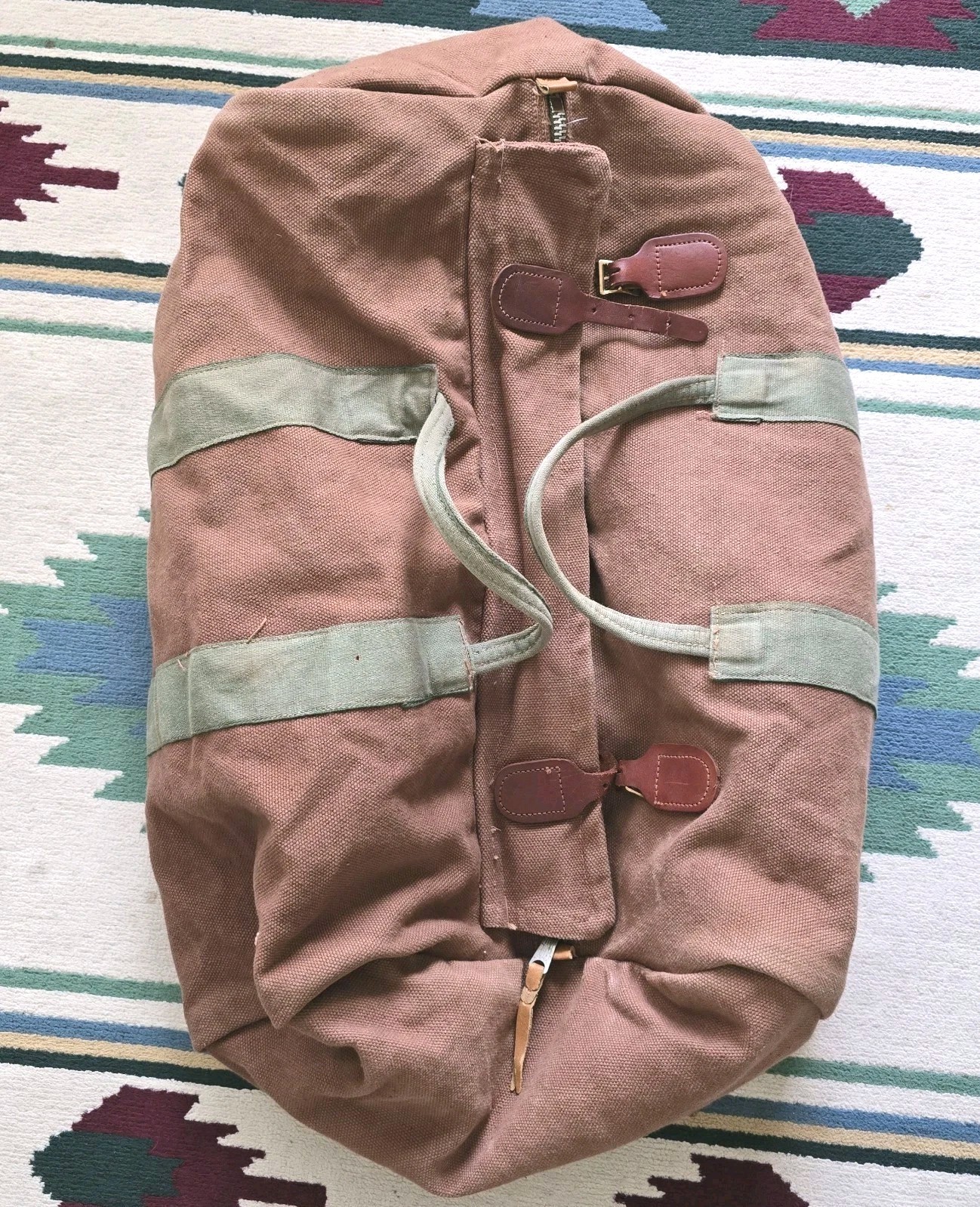 Escape From The Ordinary Heavy Canvas Duffle Bag Norm Thompson Portland OR